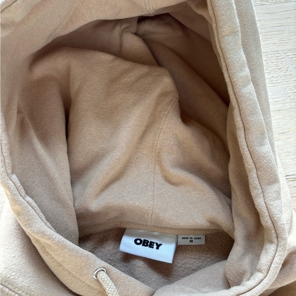 Obey Tan Graphic Hoodie - Picture 5 of 6